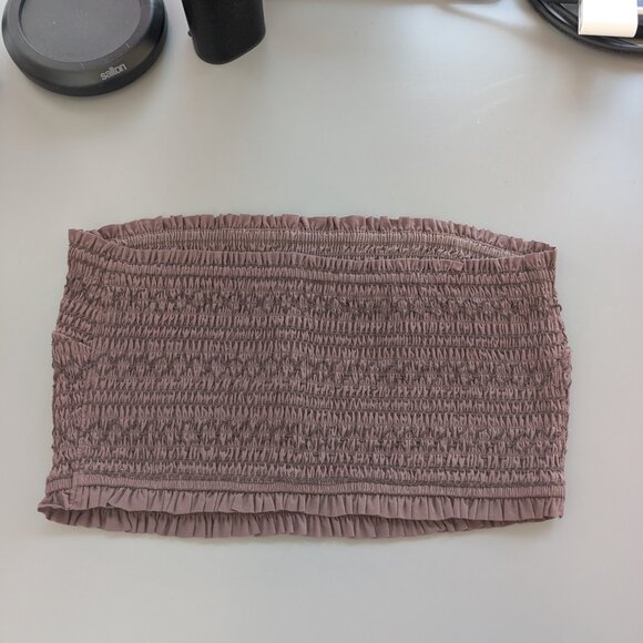 Dynamite Smocked Tube Top (S) - Picture 3 of 3